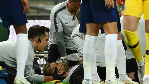 England's Shaw 'fine' despite nasty head knock