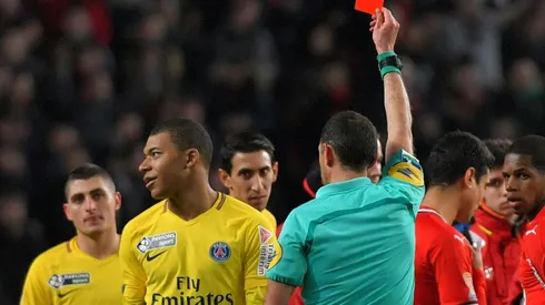 PSG star Mbappe banned for three matches after red card