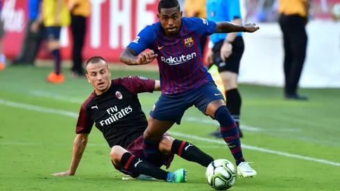 Barcelona's Malcom suffers sprained ankle