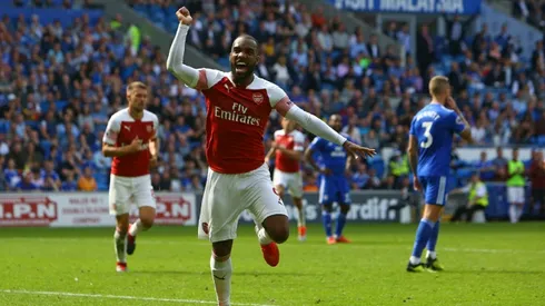 Lacazette lifts Emery as Arsenal subdue gritty Cardiff