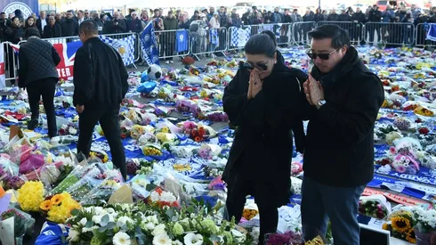 Family, players pay tribute to Thai owner of Leicester City