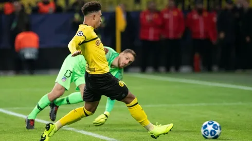 Dortmund thrash Atletico as Sancho scores first Champions League goal