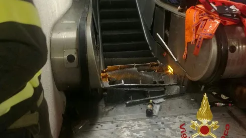 More than 20 injured in Rome escalator collapse