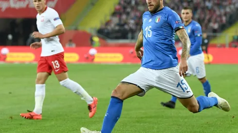 Last-gasp Biraghi saves Italy, gives Mancini first competitive win