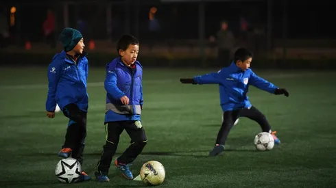 Lofty goal: China spreads football to 10,000 kindergartens