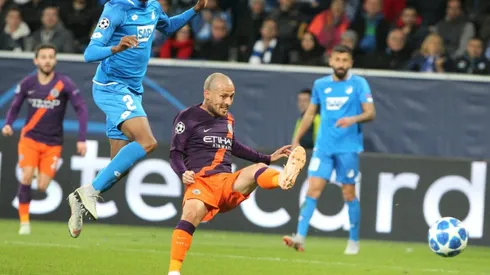 Late Silva winner gets Man City back on track in Europe