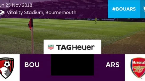 Bournemouth vs. Arsenal on US TV: Nov. 24, 2018