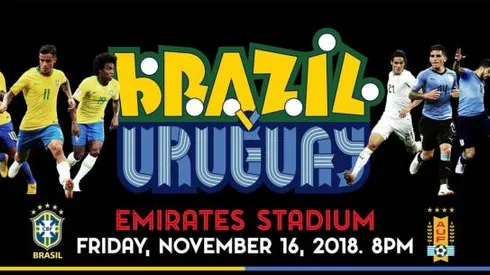 Brazil vs. Uruguay on US TV: Nov. 15, 2018