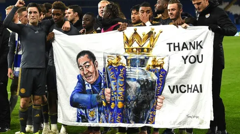 Leicester return to King Power Stadium for emotional farewell to Vichai