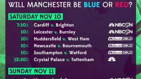 EPL Commentators on NBC Sports: Nov. 9, 2018