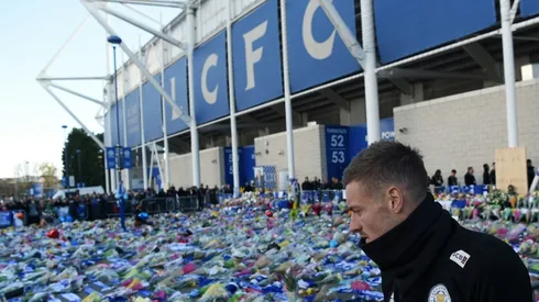 Vardy urges Leicester to 'do Vichai proud' after helicopter tragedy