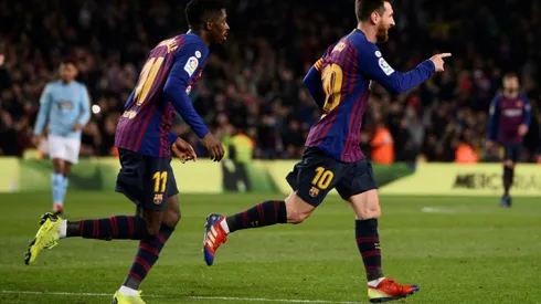 Messi, Dembele keep Barca three points clear in La Liga