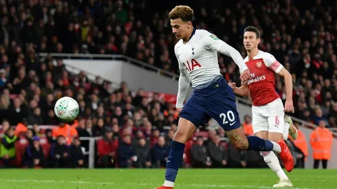 Alli hit by bottle as Spurs knock Arsenal out of League Cup