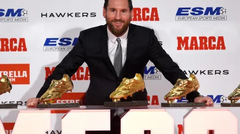 Messi claims record 5th Golden Shoe