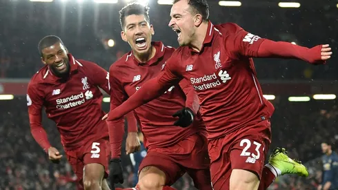 Liverpool back on top as Shaqiri sinks United, Arsenal's unbeaten run ends