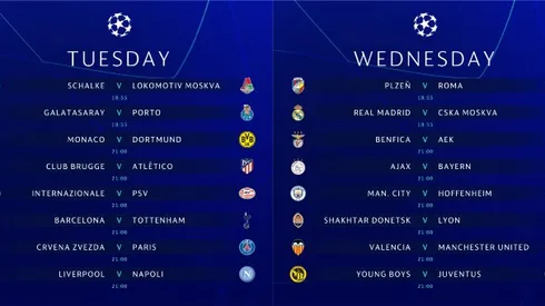 Champions League schedule for US TV and streaming for December 11-12, 2018