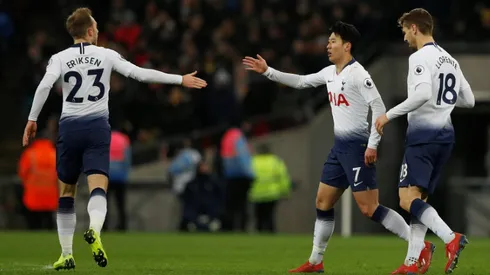 Son, Llorente strike late as Spurs sink Watford