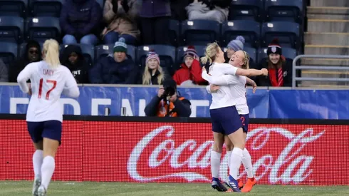 England sink Brazil in SheBelieves Cup after Mead strike