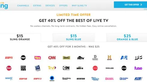 Sling TV announces $15/month special offer for new subscribers