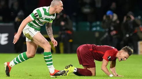 Celtic skipper Brown sees red after late winner