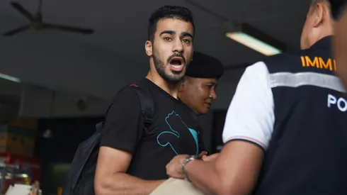 Refugee footballer makes triumphant return to Australia