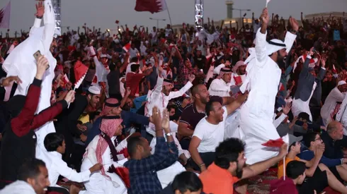 Thousands of Qataris celebrate greatest triumph