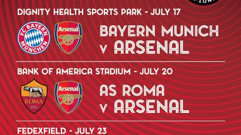 Arsenal tickets on sale for US summer tour
