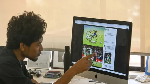 Hand of God? Bangladeshi's Messi drawing comes alive