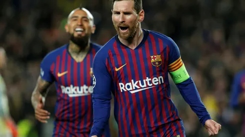 Messi proves too much for Lyon as Barcelona reach Champions League quarters