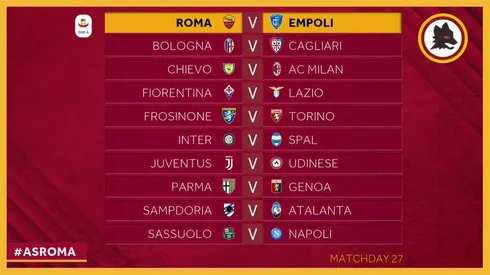 Where to find Roma vs. Empoli on US TV and streaming
