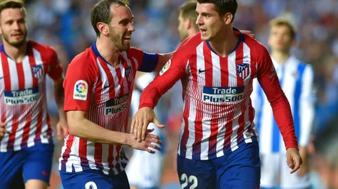 Morata double keeps Atletico's title hopes alive