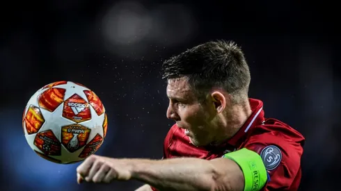 Liverpool's Milner cheering on Manchester United