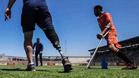 Gaza amputees tackle trauma with football