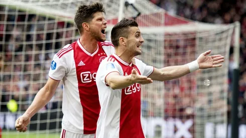 Ajax ease European pain by sweeping to verge of Dutch title