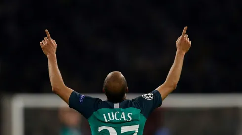 Hat-trick 'superhero' Lucas leads Tottenham to brink of promised land