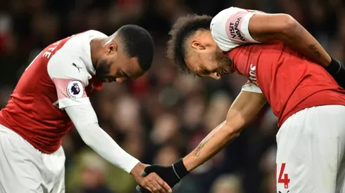 Arsenal lean on Lacazette, Aubameyang to save their season