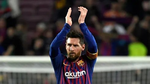 Captain Messi showing Barcelona the way