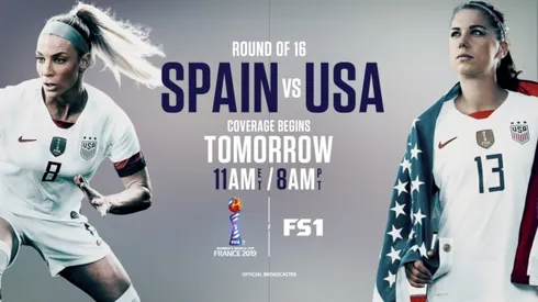USA vs. Spain Women’s World Cup on US TV: Jun. 23, 2019