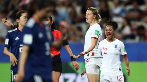 White leads England to victory, Scotland suffer World Cup heartache