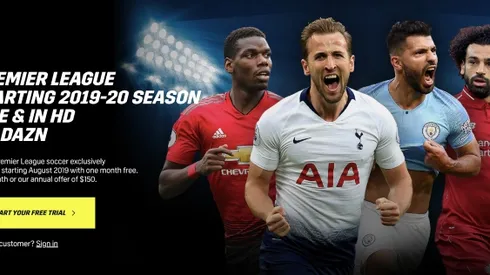 Watch English Premier League in Canada exclusively via DAZN