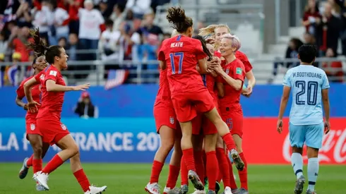 Five-star Morgan leads USA to record women's World Cup win