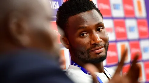 Nigeria captain Obi Mikel flies the Super Eagles nest