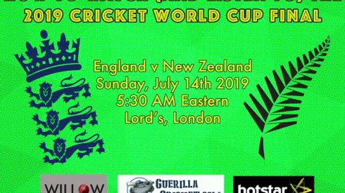 How to watch the 2019 Cricket World Cup Final