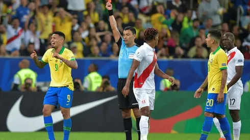 Brazil win Copa America despite Jesus dismissal