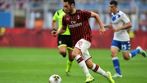 Calhanoglu on target as Milan squeeze past Brescia