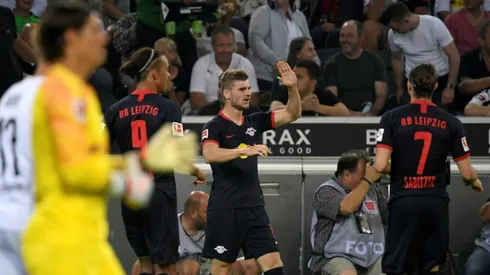 Werner hat-trick fires 'lucky' Leipzig top of Bundesliga