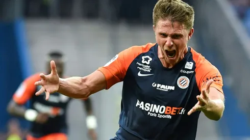 Kone sent off as Lyon lose to superb Montpellier strike