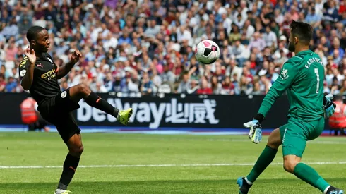 Sterling treble fires Man City to West Ham rout