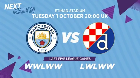 Where to find Man City vs. Dinamo Zagreb on US TV and streaming