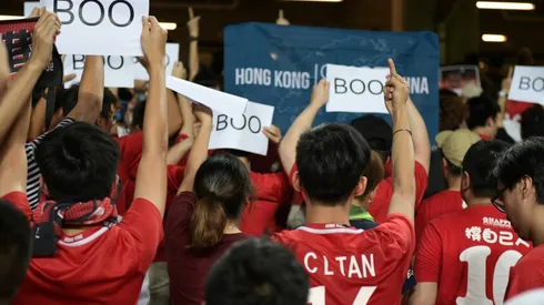 Anthem boos as protest-hit Hong Kong slump to Iran